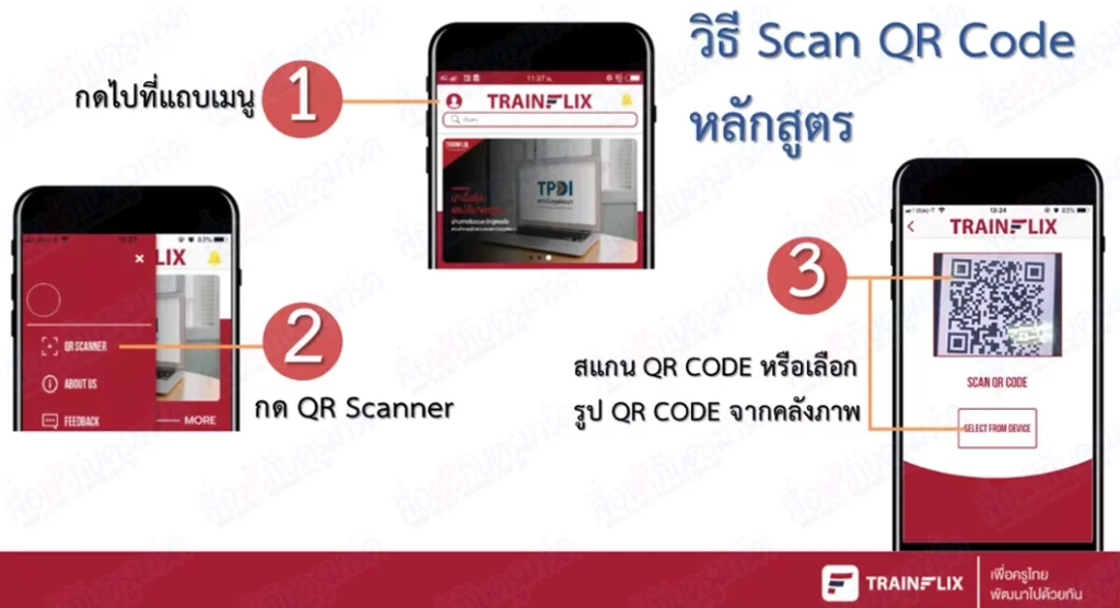 เพิ่มหลักสูตร trainflix