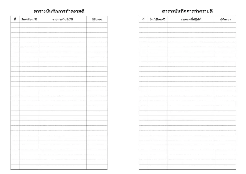 สมุดบันทึกความดี พร้อมปกสวย สุดน่ารัก 2567