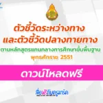 ไฟล์ word ตัวชี้วัดระหว่างทางและปลายทาง