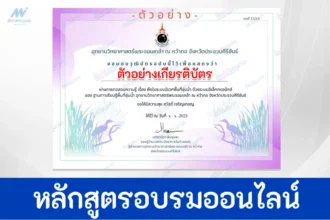ทำข้อสอบวัดระดับความรู้ พืชในระบบนิเวศพื้นที่ชุ่มน้ำ