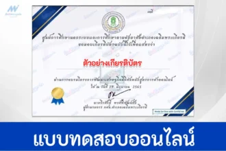ทำข้อสอบวัดระดับความรู้ หลักสูตรการค้าออนไลน์