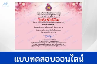 ทำข้อสอบวัดระดับความรู้ วันวาเลนไทน์ ชุด 3