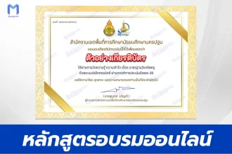 ทําข้อสอบวัดระดับความรู้ มาตรฐานวิชาชีพครู ฉบับแก้ไข