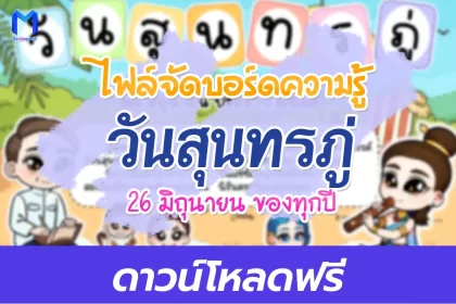 บอร์ดความรู้ วันสุนทรภู่