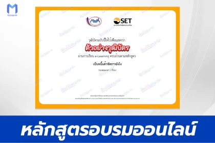 เกียรติบัตรออนไลน์ หลักสูตรออนไลน์ เป็นหนี้แล้วจัดการยังไง