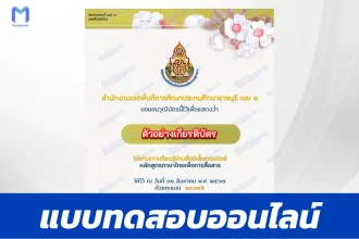 ทำข้อสอบวัดระดับความรู้ ภาษาไทยเพื่อการสื่อสาร