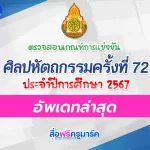 เกณฑ์ศิลปหัตถกรรมครั้งที่ 72