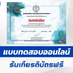 เกียรติบัตรออนไลน์ ทำข้อสอบวัดระดับความรู้ คลื่นสึนามิ 2567