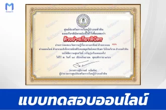 เกียรติบัตรออนไลน์ ทำข้อสอบวัดระดับความรู้ ดวงอาทิตย์ 2567