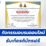 เกียรติบัตรออนไลน์ ทําข้อสอบวัดระดับความรู้ Teacher Teach Show ครูผู้สร้างการเปลี่ยนแปลง 2567
